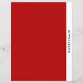 章分割線 |前菜 |赤と白 (正面)