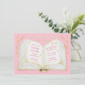 童話おとぎ話New Chapter Baby Shower 招待状 (スタンド正面)