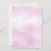 童話の城パーティーカード 招待状 (裏面)