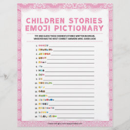 童話の絵[ラグジュアリーレース[ピンク] レターヘッド