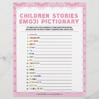 童話の絵[ラグジュアリーレース[ピンク] レターヘッド