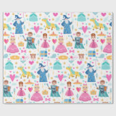 童話キャラクターラッピング紙 ラッピングペーパー (フラット)