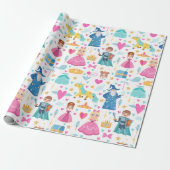 童話キャラクターラッピング紙 ラッピングペーパー (アンロールド)