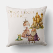 童話プリンセスとカエル・ピンク クッション (裏面)