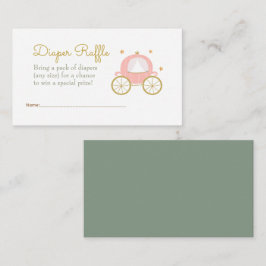 童話プリンセスドラゴンおむつラッフルエンクロージャー エンクロージャーカード