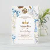 童話プリンセス漫画ガールバースデーパーティー 招待状 (スタンド正面)