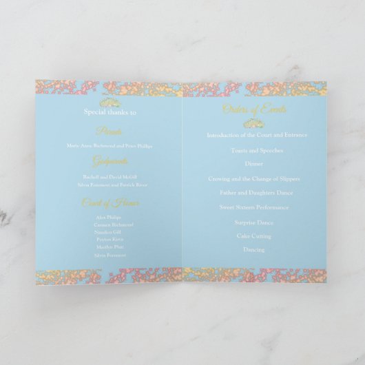 童話プリンセスSweet sixteenプログラム プログラム (内部)