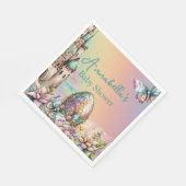 童話ベビードラゴンエッグオンレインボー スタンダードランチョンナプキン (角)