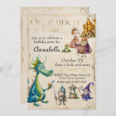 童話ヴィンテージ 招待状 (正面/裏面)