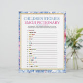 童話絵文字[フローラ水彩] レターヘッド (スタンド正面)