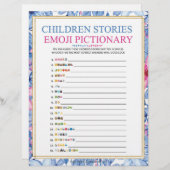 童話絵文字[フローラ水彩] レターヘッド (正面/裏面)