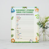 童話絵文字[動物テーマ] レターヘッド (スタンド正面)