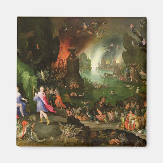 竪琴を持って冥王星遊に行くオルフェウス マグネット (正面)