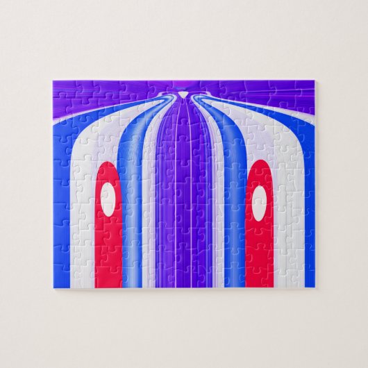 端に ジグソーパズル (横)