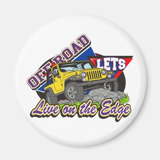 端のオフロード マグネット (正面)