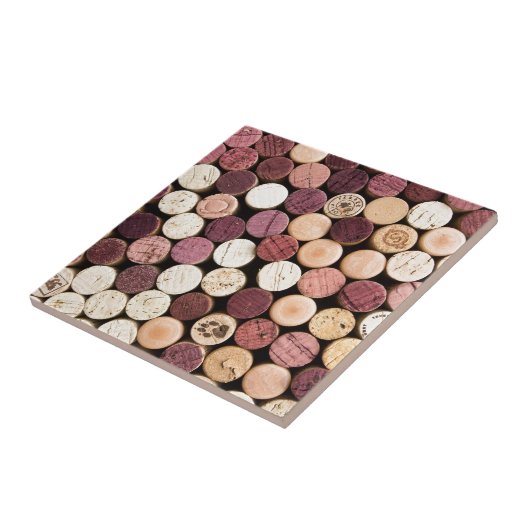 端のコルク タイル (側面)