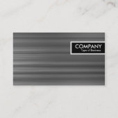 端のラベル-ブラシをかけられた金属の質 名刺 (裏面)