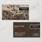 端のラベル-メリーゴーランド 名刺 (正面/裏面)