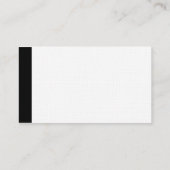 端の三角形-黒 名刺 (裏面)