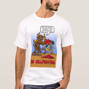 端の闘牛のティー Tシャツ