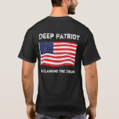 端の階級闘争の~サポート公立学校(前部) Tシャツ (裏面)