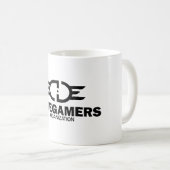 端の黒いマグ マグカップ (正面右)