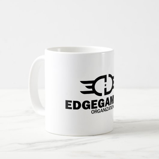 端の黒いマグ マグカップ (正面左)