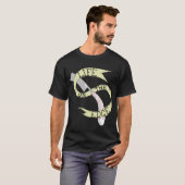 端のBarberingかみそりのTシャツの生命 Tシャツ (正面フル)