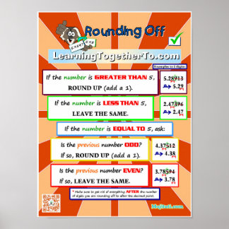 端数処理 ポスター