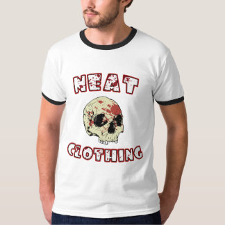 端正なスカルの信号器のワイシャツ Tシャツ