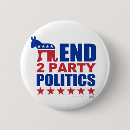 端2党の政治 缶バッジ