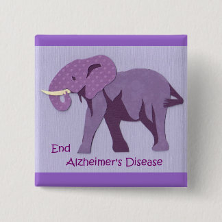 端Alzheimers 缶バッジ