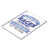 競おもしろい馬で悪い日を送る ノートブック (左側)