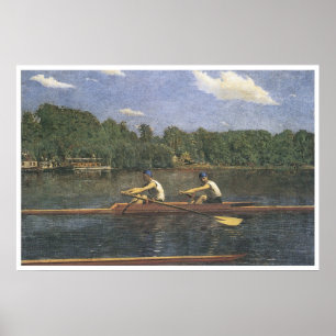 競争しているBiglinの兄弟1873年のトマスEakins ポスター