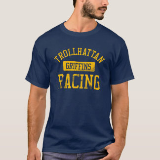競争しているTrollhattanのグリフィン-暗いワイシャツ Tシャツ