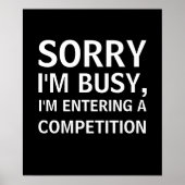 競争に参加する競争中毒者 ポスター (正面)