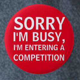 競争に参加する競争中毒者 缶バッジ