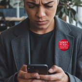 競争に参加する競争中毒者 缶バッジ