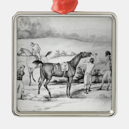 競争のための準備 メタルオーナメント (正面)