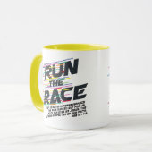 競争のクリスチャンのマグを走って下さい マグカップ (正面左)