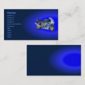 競争のバイクのプロフィールカード 名刺 (正面/裏面)