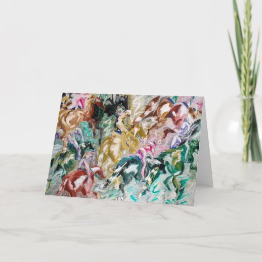 競争の挨拶状の日 カード (正面)