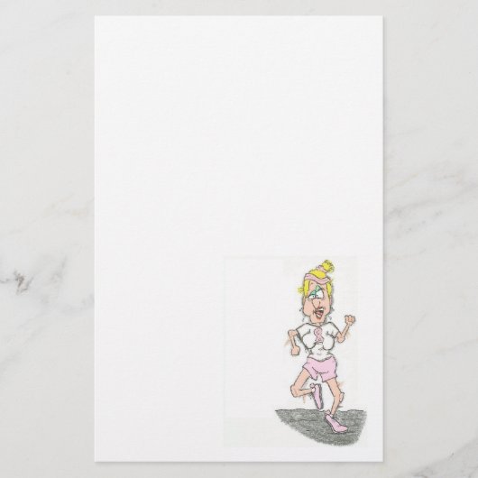 競争の紙 便箋 (正面)