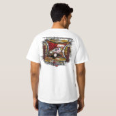 競争の要素のビニールのTシャツ Tシャツ (裏面フル)