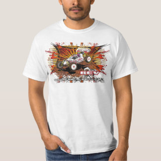 競争の要素のビニールのTシャツ Tシャツ