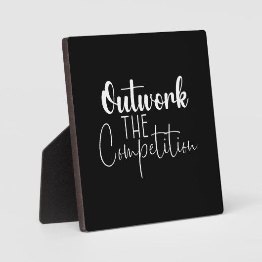 競争を勝ち抜く フォトプラーク (正面)