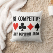 競合するブリッジ遊カードのスーツを複製する クッション (ブランケット)