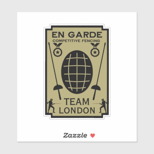 競合ソードフェンシング シール (シート)