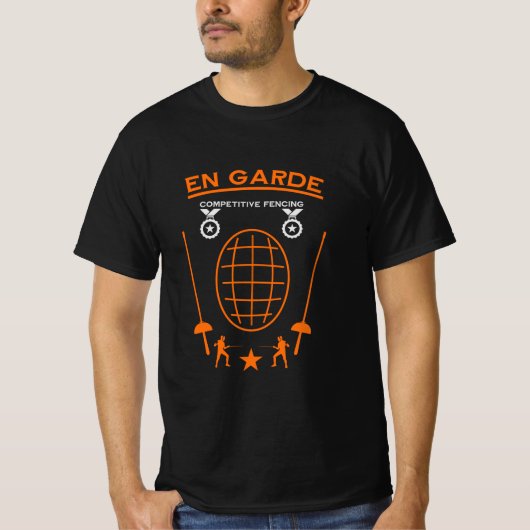 競合ソードフェンシング Tシャツ (正面)