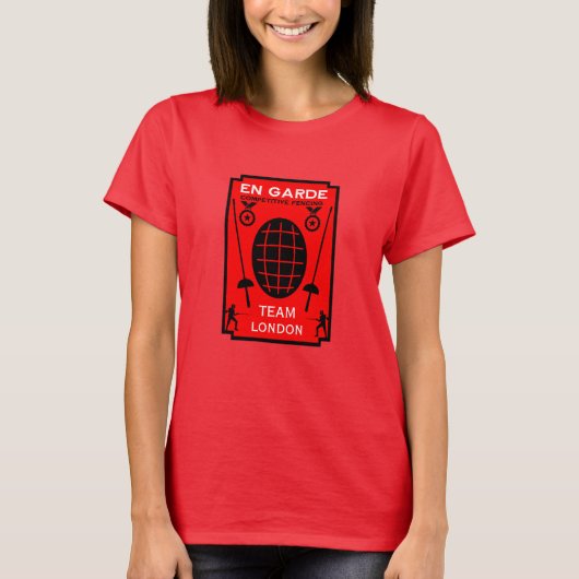 競合ソードフェンシング Tシャツ (正面)